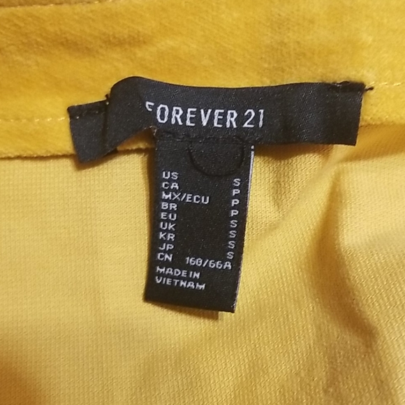 Forever 21 yellow skirt - Picture 3 of 3